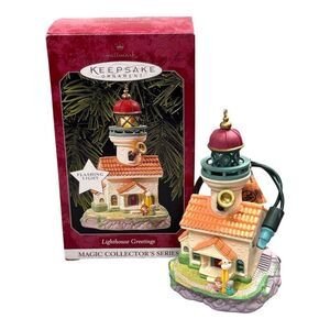 Hallmark 1998 Keepsake Ornament Lighthouse Greetings Magic Collectors Series